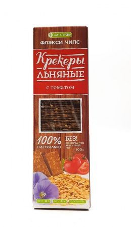Крекеры льняные С томатом Витапром 100 гр